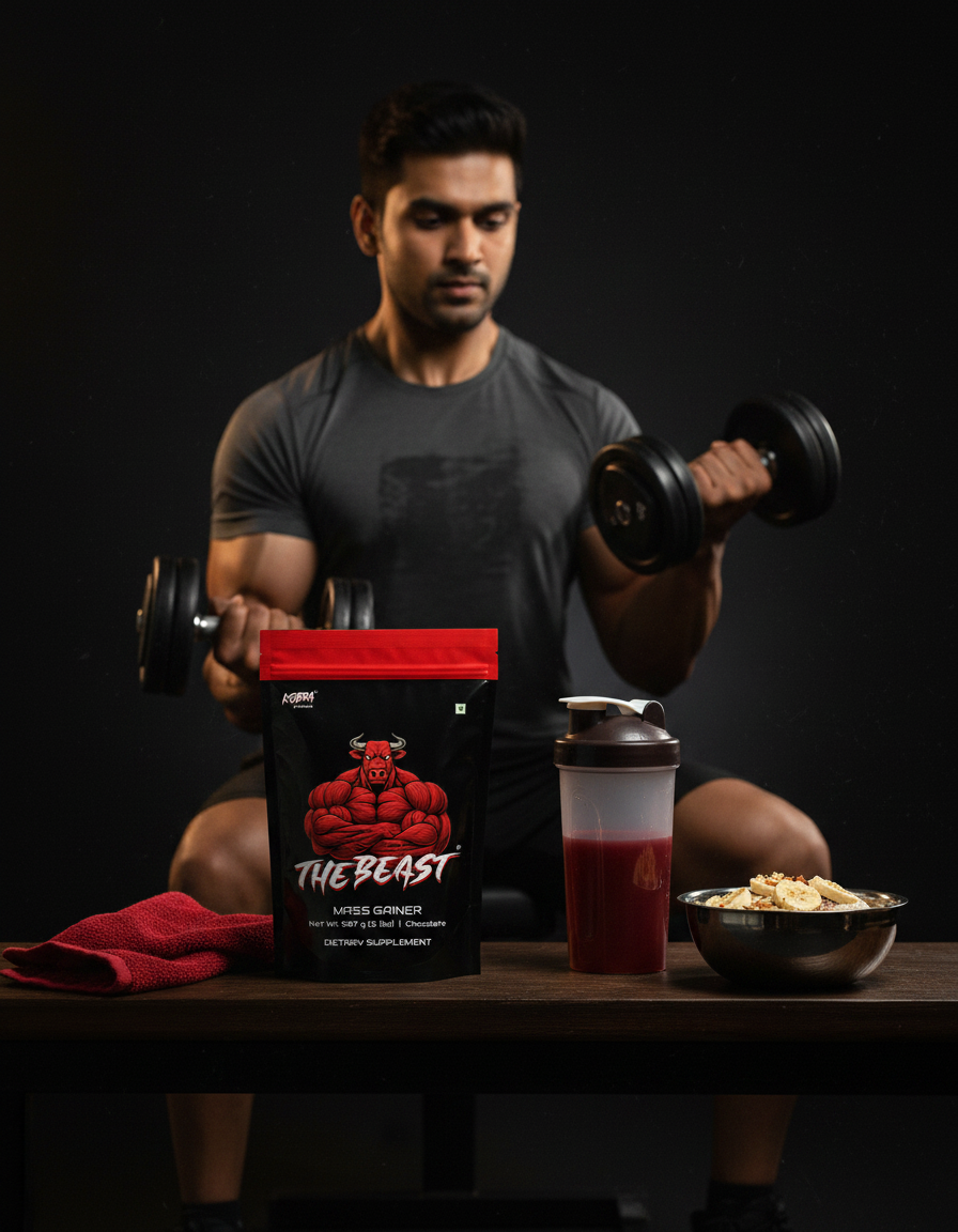 Beast Mass Gainer: High-Calorie Mass Gainer for Weight Gain