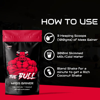 The Bull Mass Gainer (Coconut)