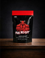 THE BEAST Mass Gainer - Plant-Based Protein Powder | 907g Cocoa | Kobra Labs | Made in India - Image 1
