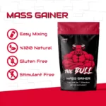 The Bull Mass Gainer Chocolate flavour