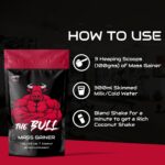 The Bull Mass Gainer Coconut flavor