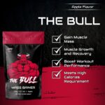 The Bull Mass Gainer Apple flavor